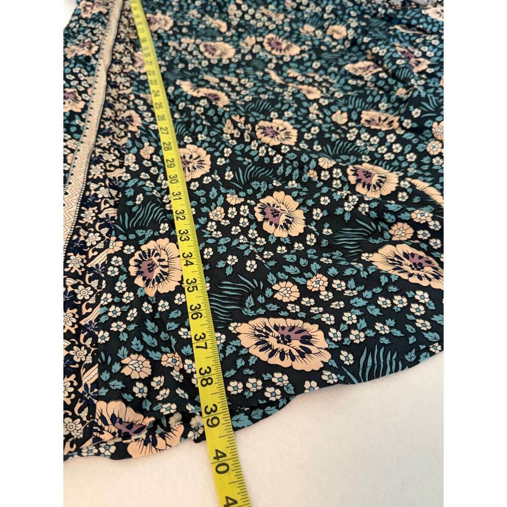 Natalie Martin Fiore Maxi Dress Pellicano Blue Floral Boho - Picture 6 of 7